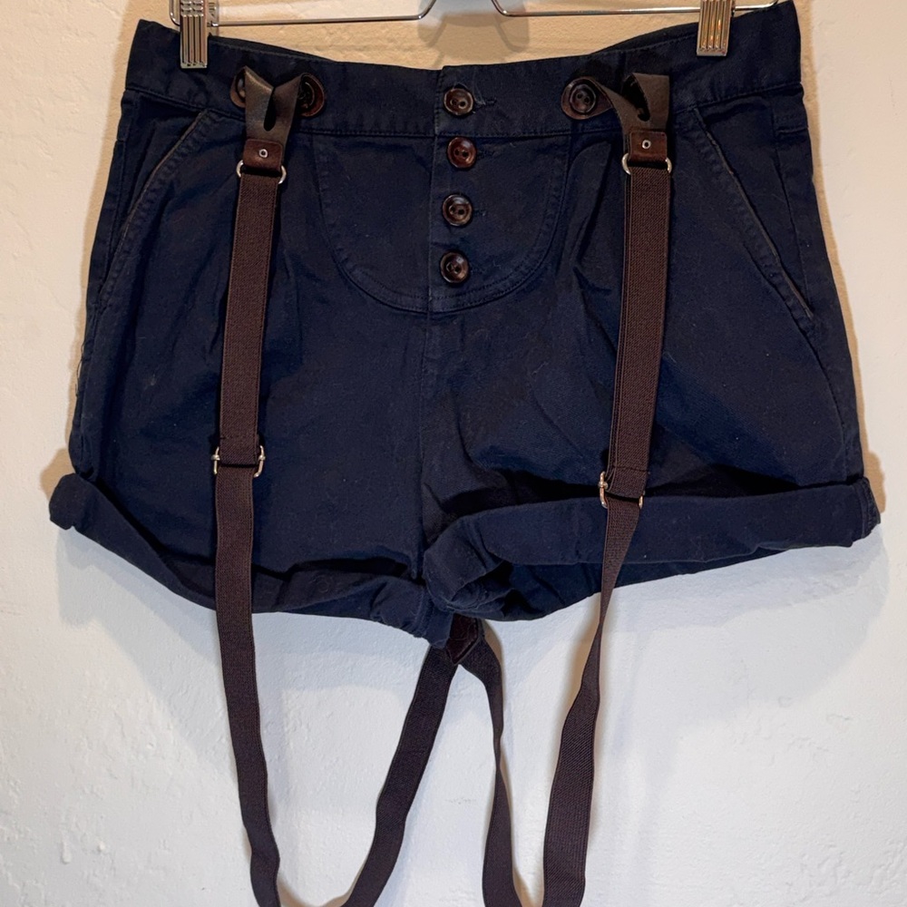 Zara trouser Shorts with Suspenders